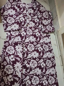 Floral Print Kurta