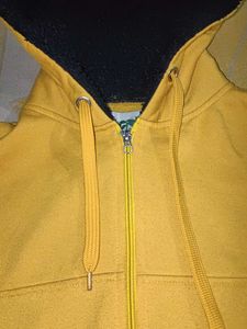 Yellow Zip-Up Hoodie