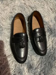 Classic Black Tassel Loafers