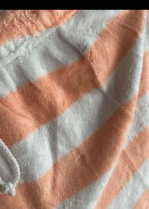 Striped furry woolen Pants