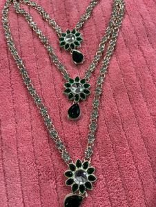Elegant Layered Necklace &amp; Earring Set