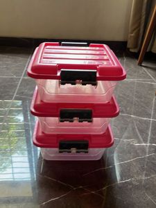 Stackable Storage Containers (Set of 3)