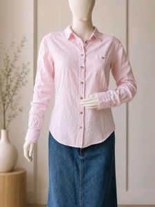 Classic Pink Button-Up Shirt