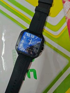 Stylish Blue Dial Watch