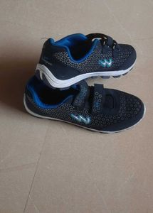 Campus Blue Sneakers with Velcro