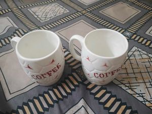 2 Premium Ceramic Coffee Mugs