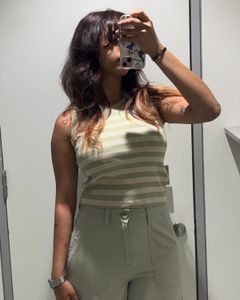 Striped Sleeveless Top