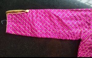 STITCHED PINK BLOUSE