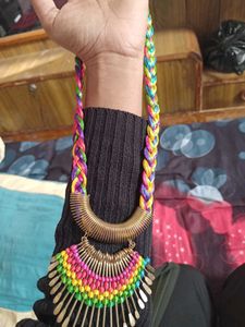 Boho Rainbow Statement Necklace