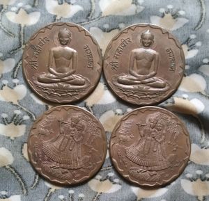 Maha Veer Tokem Coinsh Or Radhe Krishna Coins Combo Sets