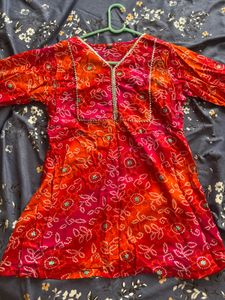 Vibrant Tie-Dye Kurta