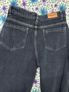 Unlimited Dark Blue Denim Wide Leg Jeans
