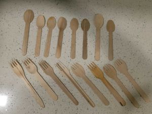 Wooden Spoons & Forks -  Set of 8