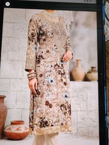 Beautiful Floral Print Kurta Set
