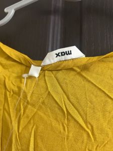 Yellow Kurta with Sequins