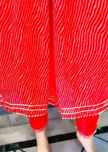 Beautiful Gotta Work Lehriya Kurta Only