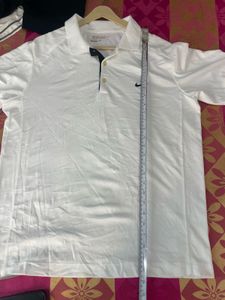 Nike White Polo T-Shirt