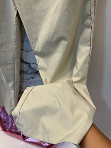 Stylish Beige Wide Leg Trousers, High waist- 30