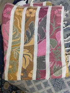 Floral Striped Scarf