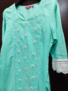 Elegant Teal Kurta.