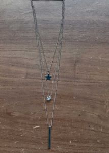 Layered Star & Bar Necklace