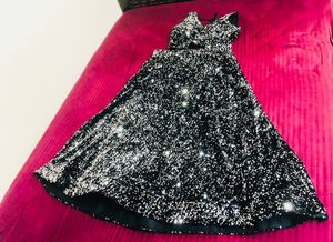Heavy Discount Black Sequin Work Lhnga Choli