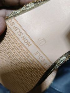 Elegant Embellished Gold Heels