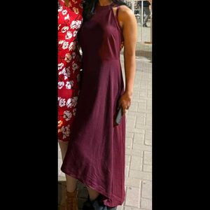 Burgundy Dress