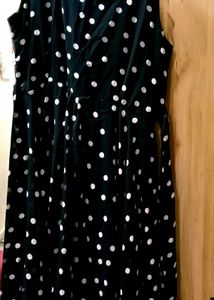 Polka Dot Chiffon Dress