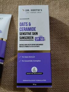 Dr. Sheth's Oats &amp; Ceramide Sunscreen SPF 50+