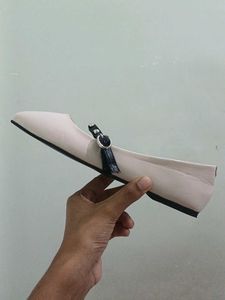 SHEIN White Mary Jane Flats