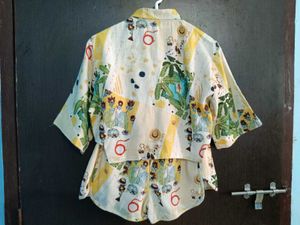 Tropical Print Co-ord Set Shirt &amp; Short