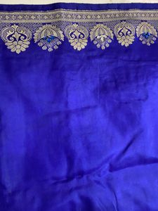 Royal Blue Banarasi Silk Saree