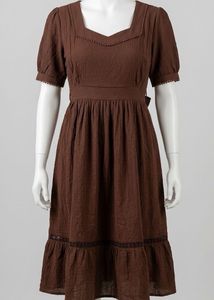 Brown Midi Dress