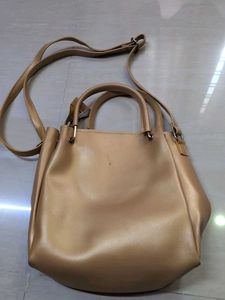 Stylish Gold Handbag