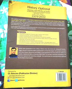 UPSC History Optional Book