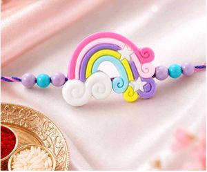 Happy Rakshabandhan Rainbow Bracelet