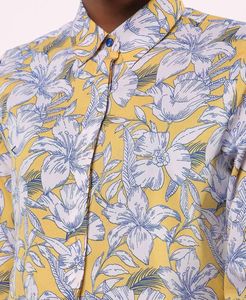 Floral Print Button-Up Shirt