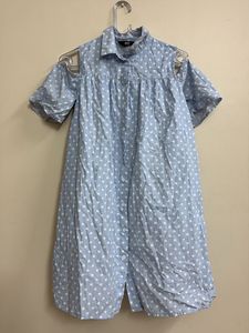 korean cute polka mini dress