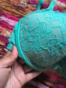 Lace Trimmed Padded Bra
