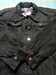 Classic Black Denim Jacket