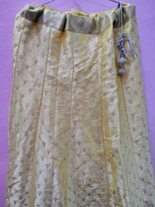 Elegant Cream &amp; Maroon Lehenga Choli
