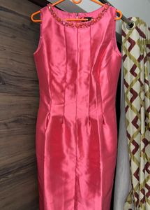 Stunning Pink Embellished Dress