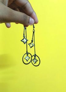 Unique Star Drop Earrings