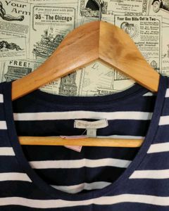 Classic Navy &amp; White Striped T-Shirt