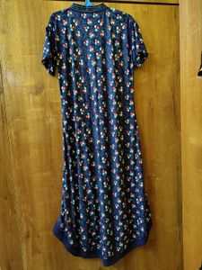 🔥Navy Blue Floral Print Kurta