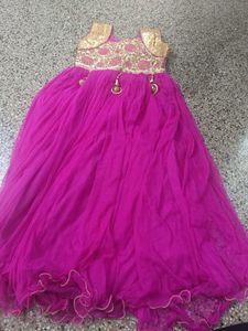 Beautiful Pink Ethnic Gown