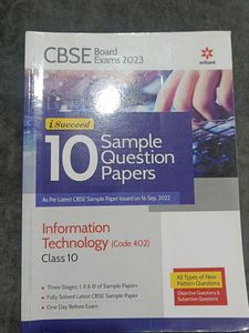 CBSE Class 10 IT Sample Papers 2023