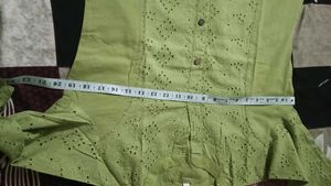 chiken work Kurta Set with Floral Du
