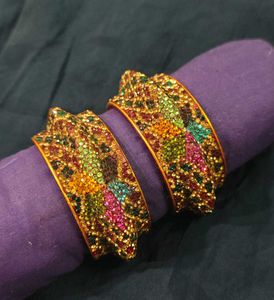 Colorful Crystal Bangles 💝